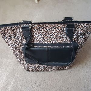 Liz Claiborne leopard bag